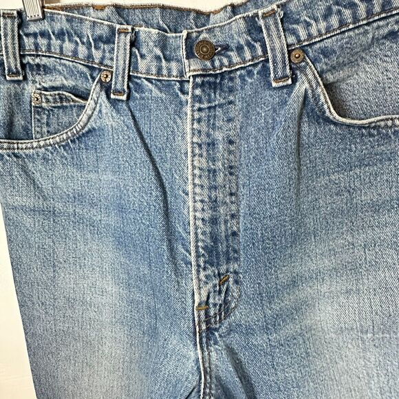 Vintage Levis Men’s 32x28 Orange Tab Medium Wash Denim Blue Jeans GUC - Picture 3 of 16